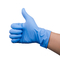 S M L XL Disposable Protective Gloves Blue Nitrile Vinyl Synthetic